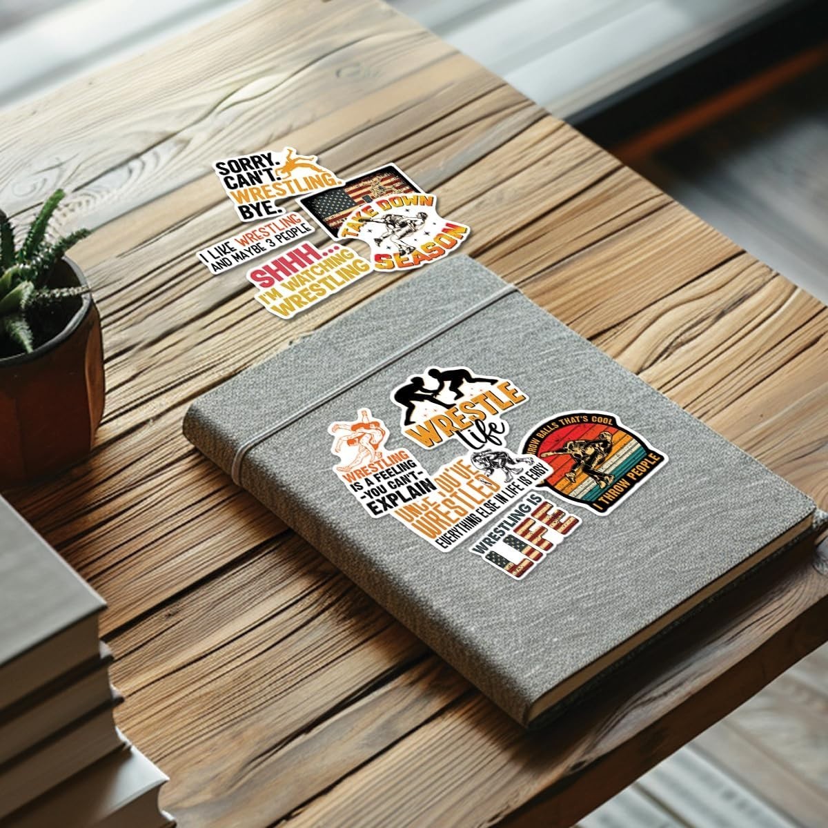 10pcs Wrestling Sticker Motivational Wrestler Quotes Wrestling Life Fan Gift