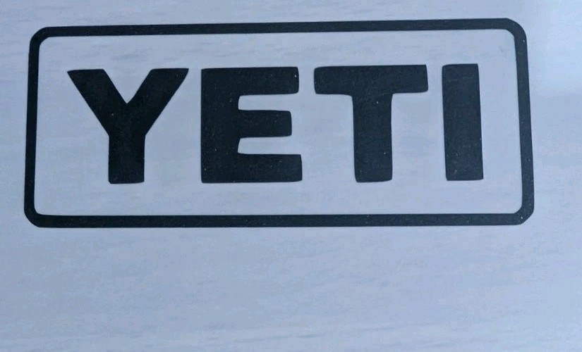 YETI vinyl decal