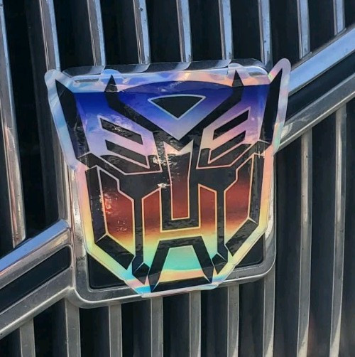 Transformers Autobots Vinyl HOLOGRAPHIC car Decal Sticker WORLDWIDE 🌐 SHIPPING