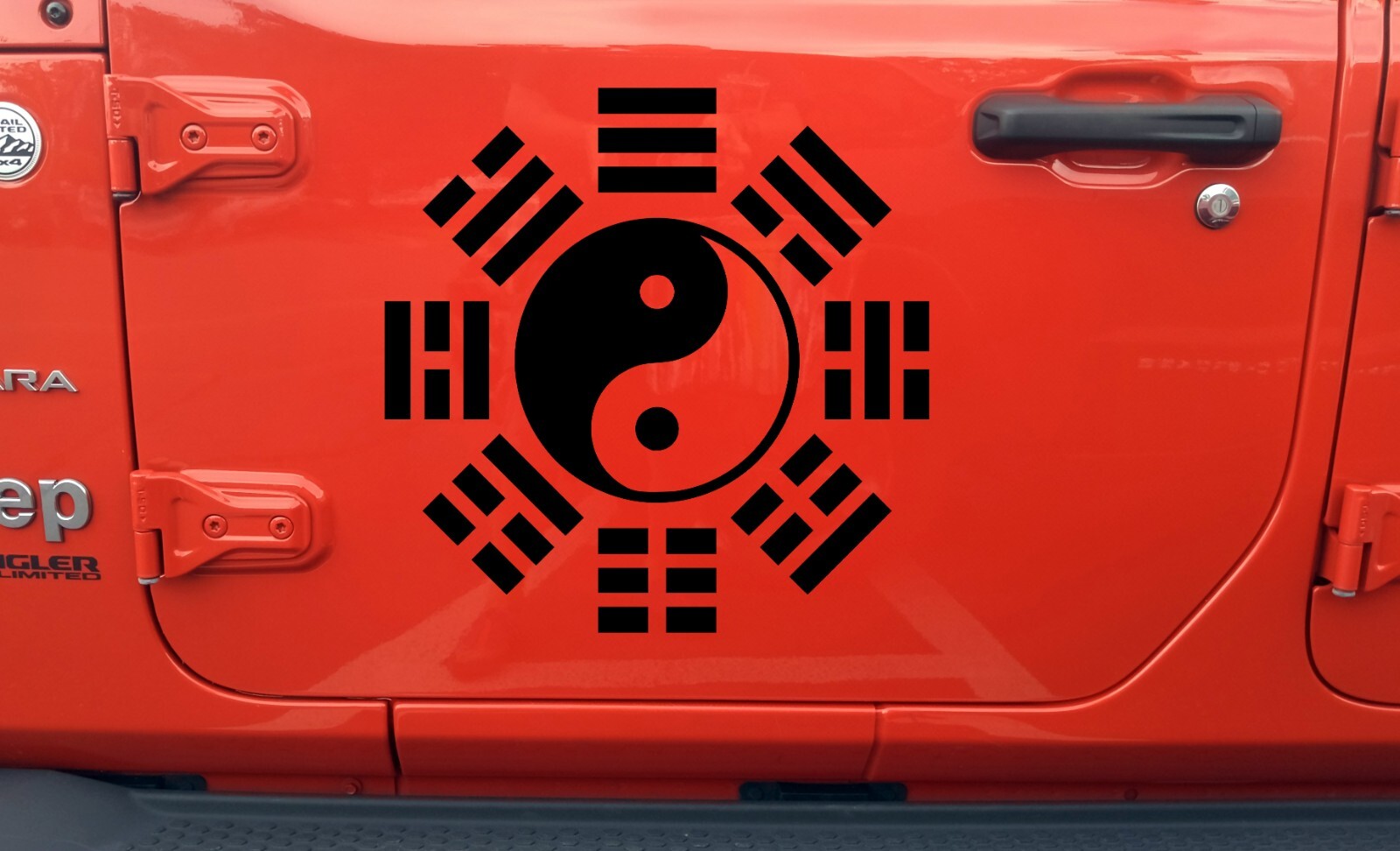 Bagua Pakua Vinyl Decal – Yin Yang Taoist Cosmology – Die Cut Sticker I Ching