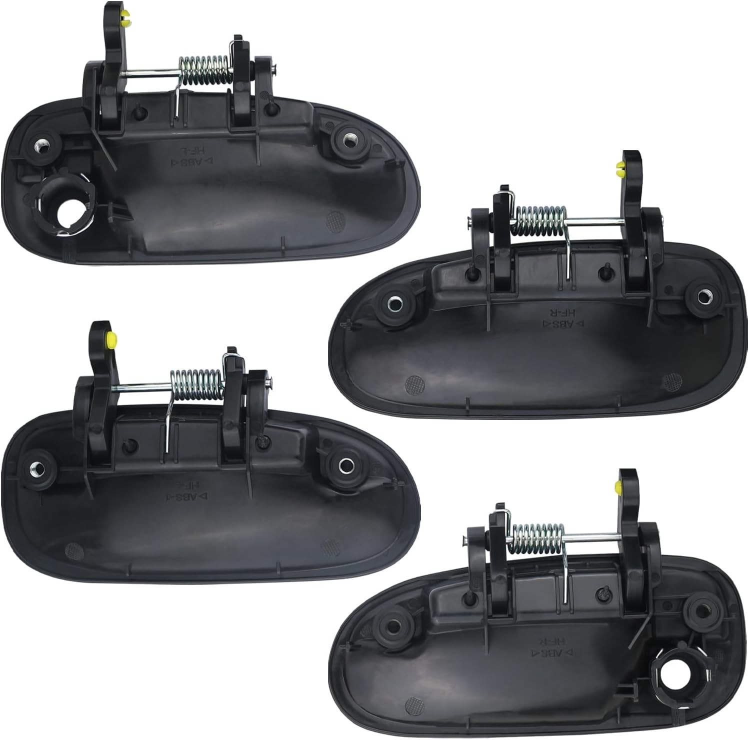 Exterior Door Handle Front Rear Left Right 4PCS for 1996-2000 Honda Civi