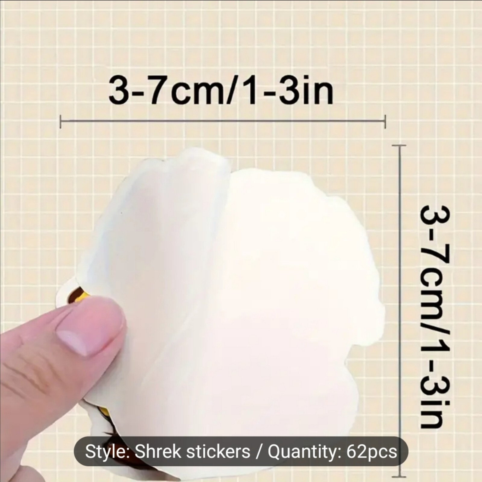 20 PCS Shrek Movies (Unofficial) Funny Kids Animated Stickers BRAND NEW