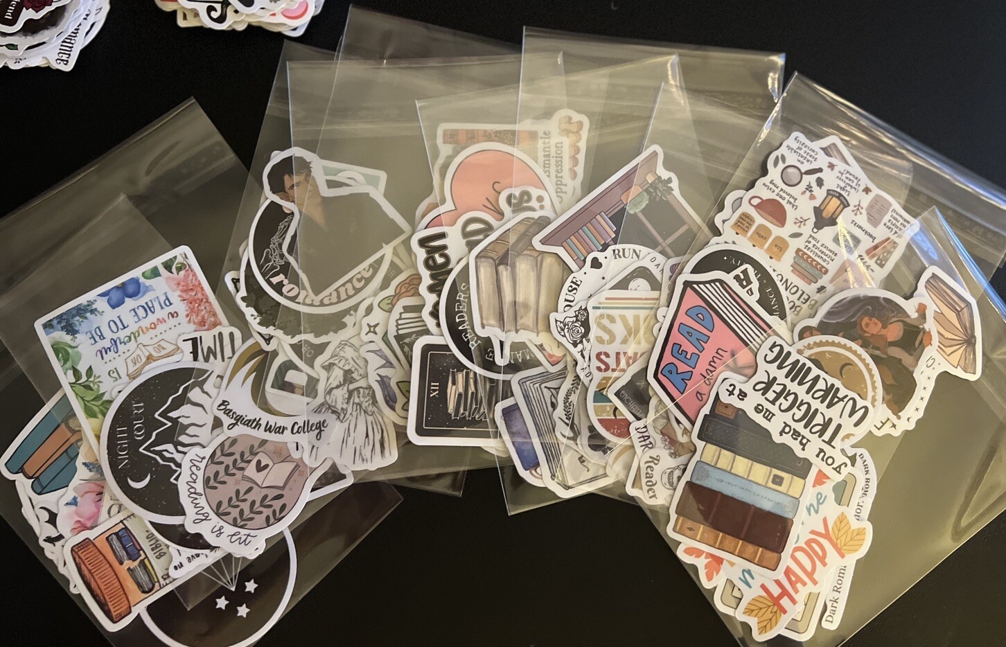 20 Pcs Book Stickers for Kindle Bookish Reading Booktok Stickers Adult Romance