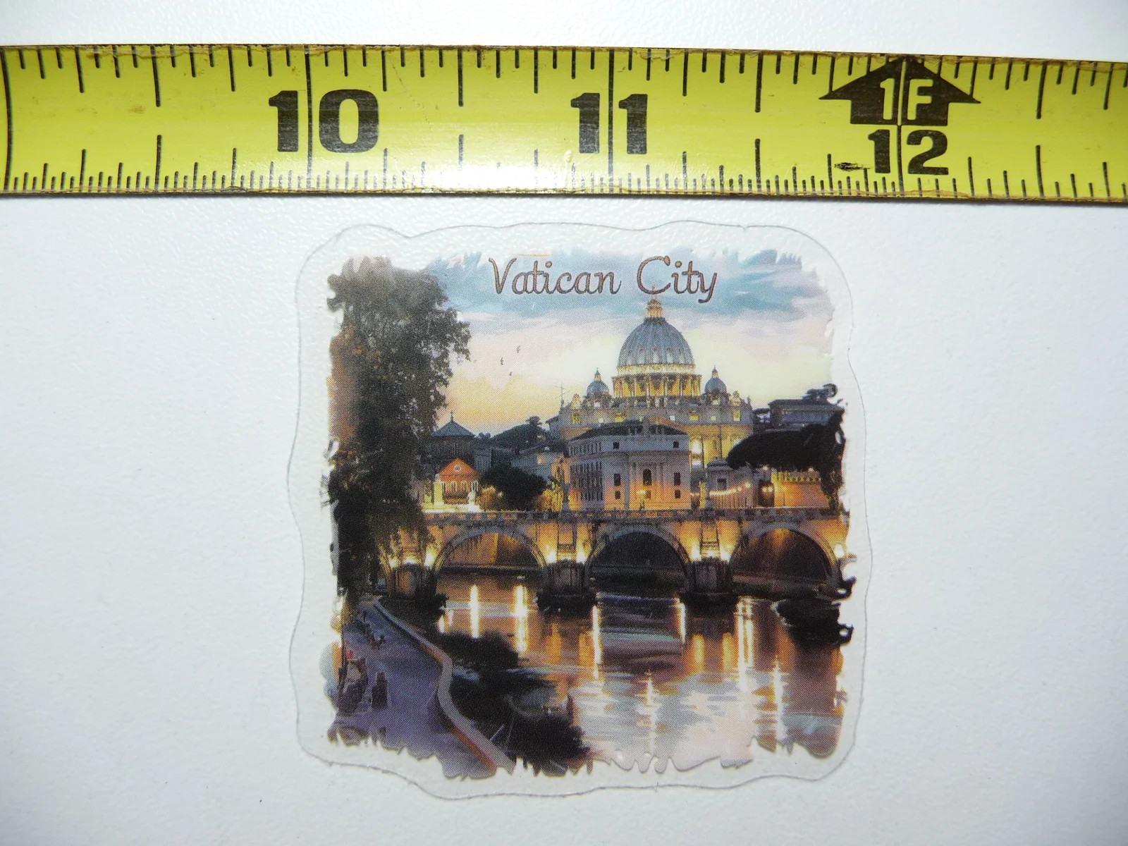 VATICAN CITY SMALL STICKER DECAL TRAVEL VIEW SITE COLORFUL VISIT VACATION