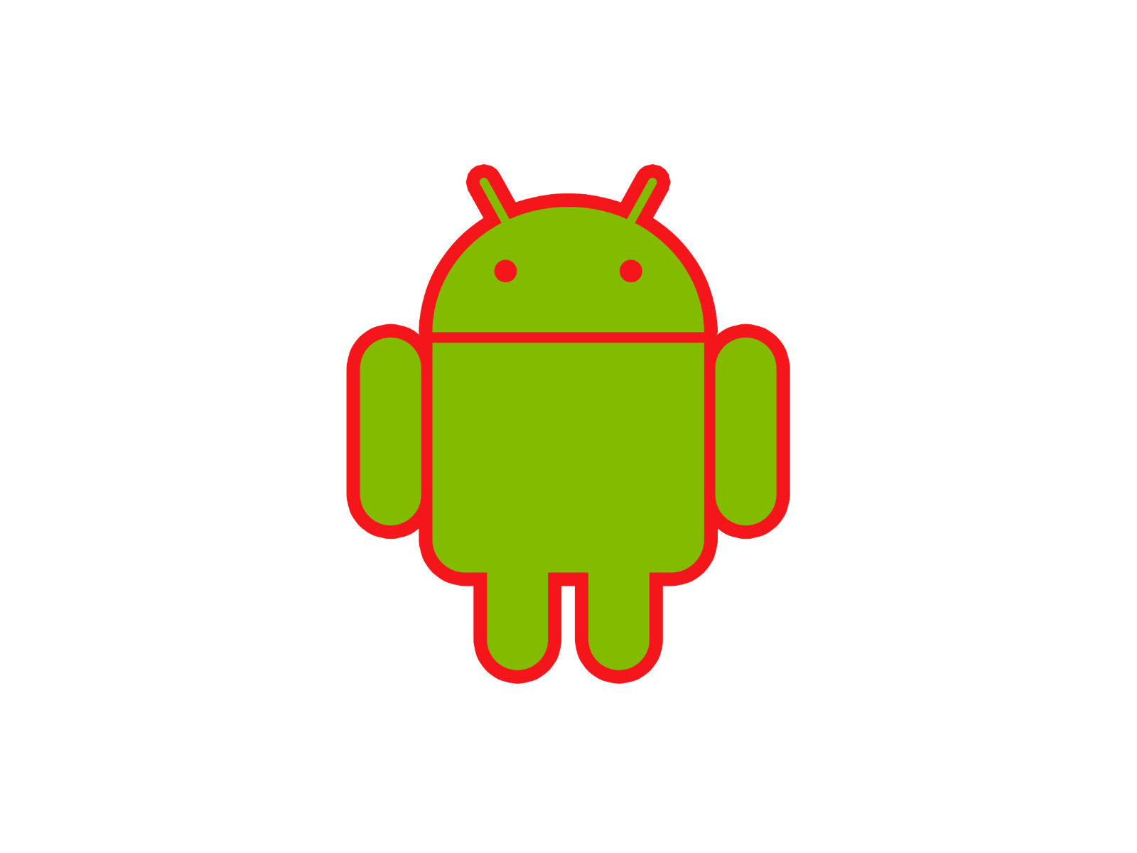 Android mascot robot vinyl sticker decal – many sizes and colors available
