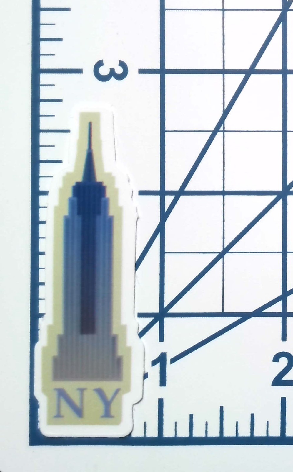 Empire State Building New York Vinyl Sticker NY Skyscraper Travel Souvenir Decal