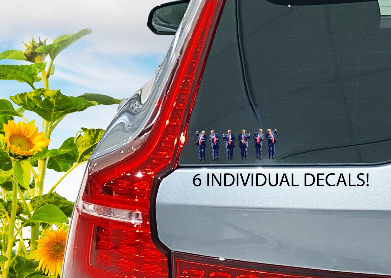 Trump Dancing Decal Sticker Set of6 MAGA Dance Victory Funny Political Gift 2024