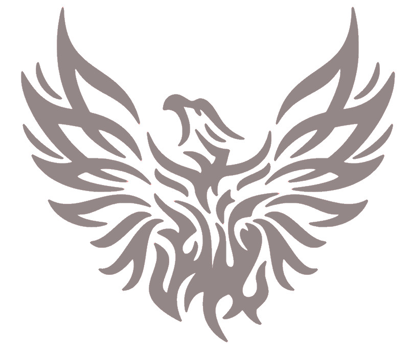 PHOENIX BIRD Decal Stickers for Cars, Windows, Laptops, Tablets, Wall