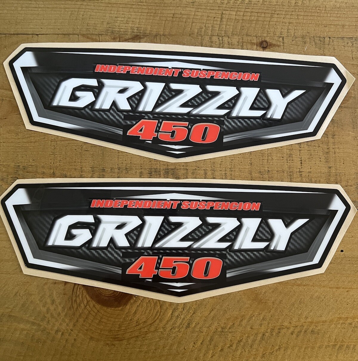 Yamaha Grizzly OEM ATV Tank Decal Graphic Sticker Kit 4×4
