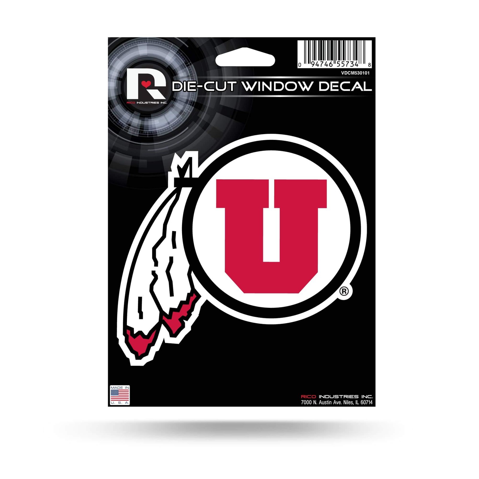 Team Logo Die Cut Vinyl Decal 5×7 Inches Weather Resistant Made in USA