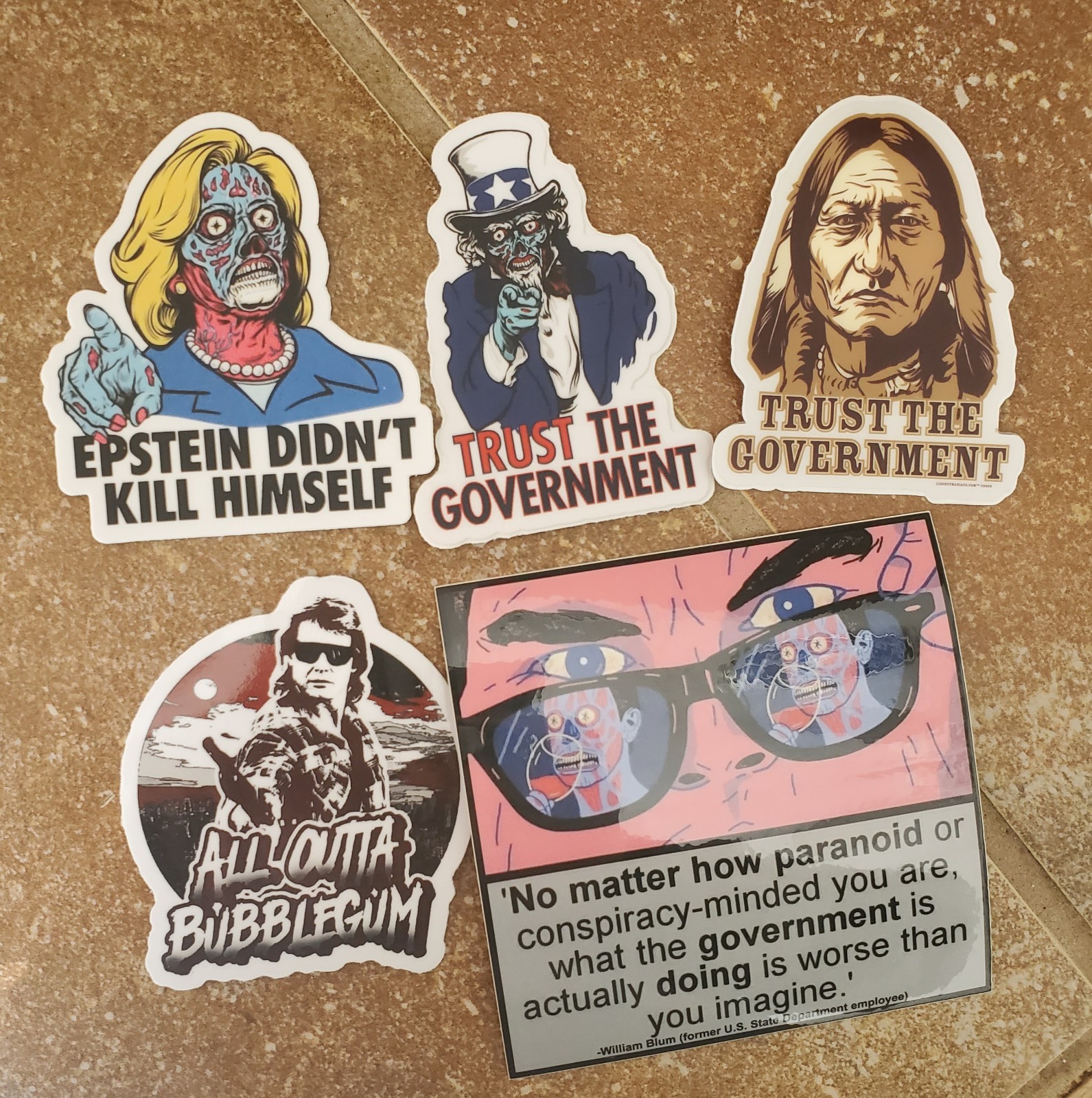 THE DUDE / Big Lebowski STICKERS (13) Variety Pack WORLDWIDE 🌐 SHIPPING