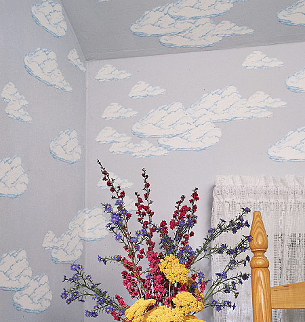 25 Medium Sm Cloud Wallies Fluffy White Clouds Sky Wall Murals Sticker Decals