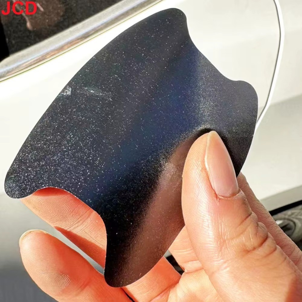 4X Carbon Fiber Door Handle Car Stickers Decal Protector Film Anti Scratch