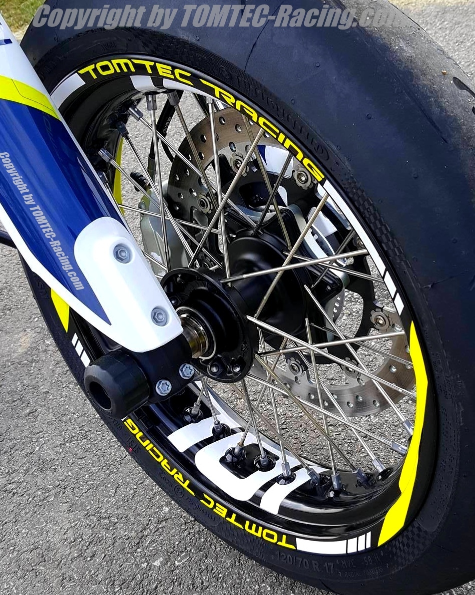 Felgenringaufkleber Wheels Decor Rims Supermoto Husqvarna 701 FS Fe 450 501 610