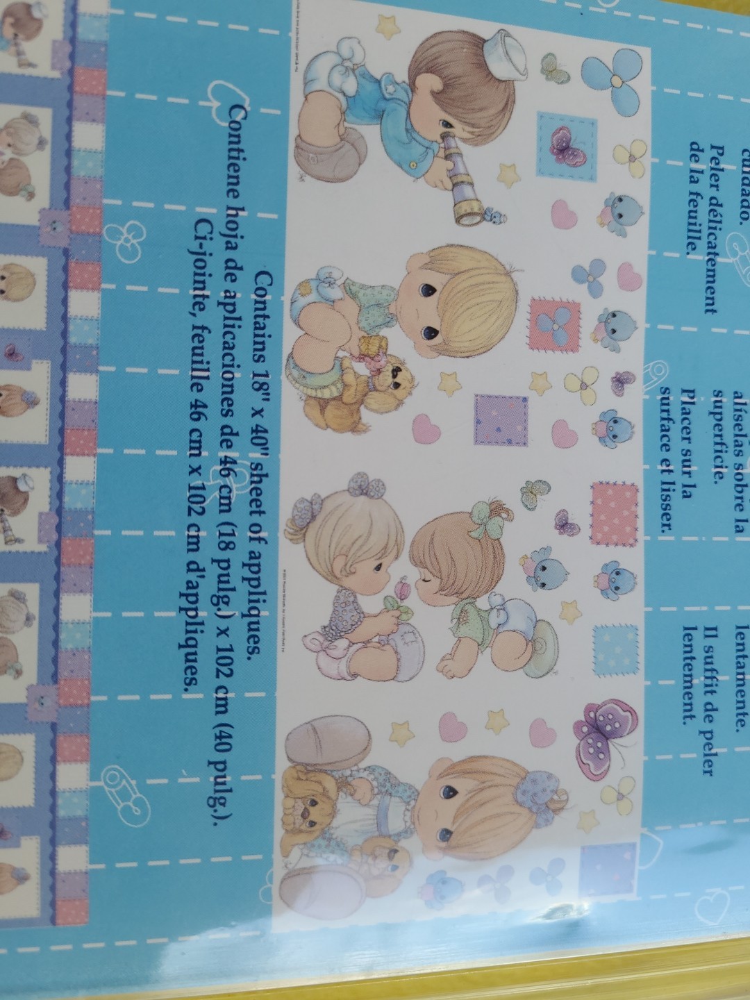 Precious Moments Jumbo Stick-Ups 25+ Reusable Pre-Cut Decorations NEW