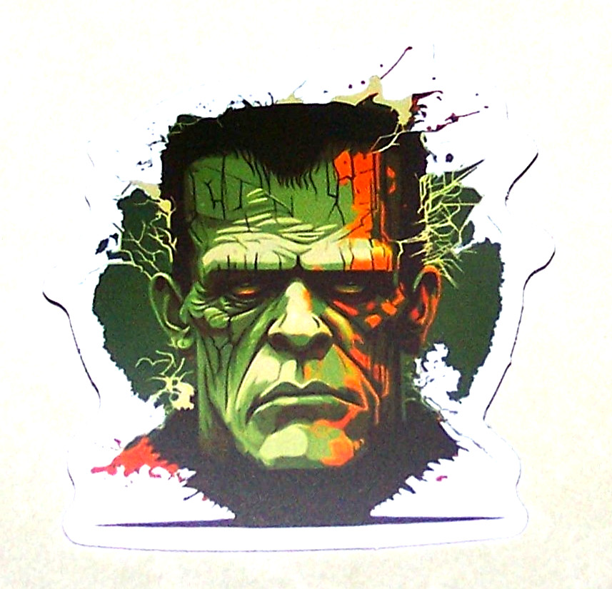 FRANKENSTEIN Cut Sticker Decal Monster Movie Horror Film Frankenstein