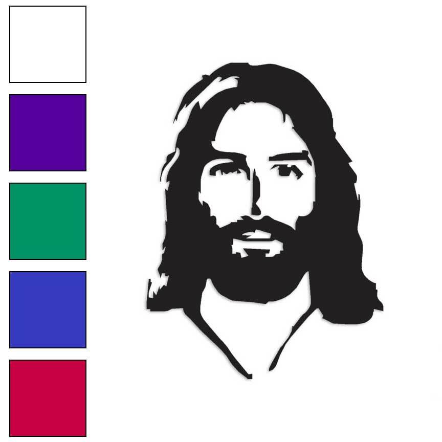 Jesus Religion Christ, Vinyl Decal Sticker, Multiple Colors & Sizes #3404