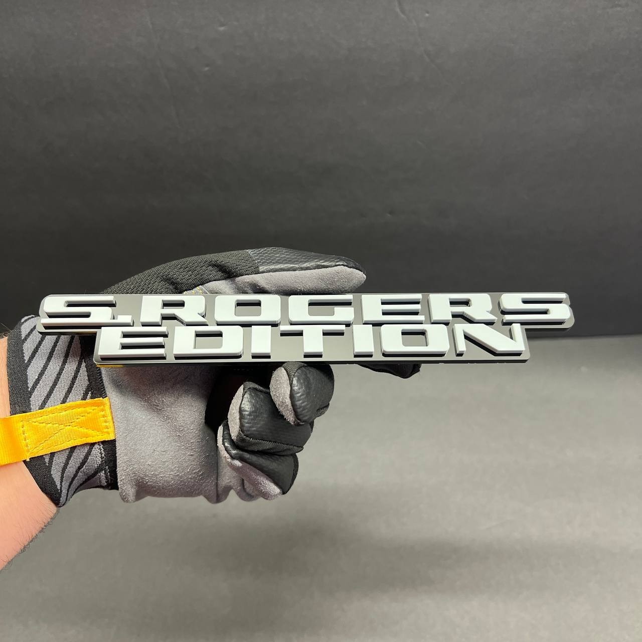Custom Text Acrylic 3D OEM Font EDITION – Car Emblem Badge Personalized Name Tag