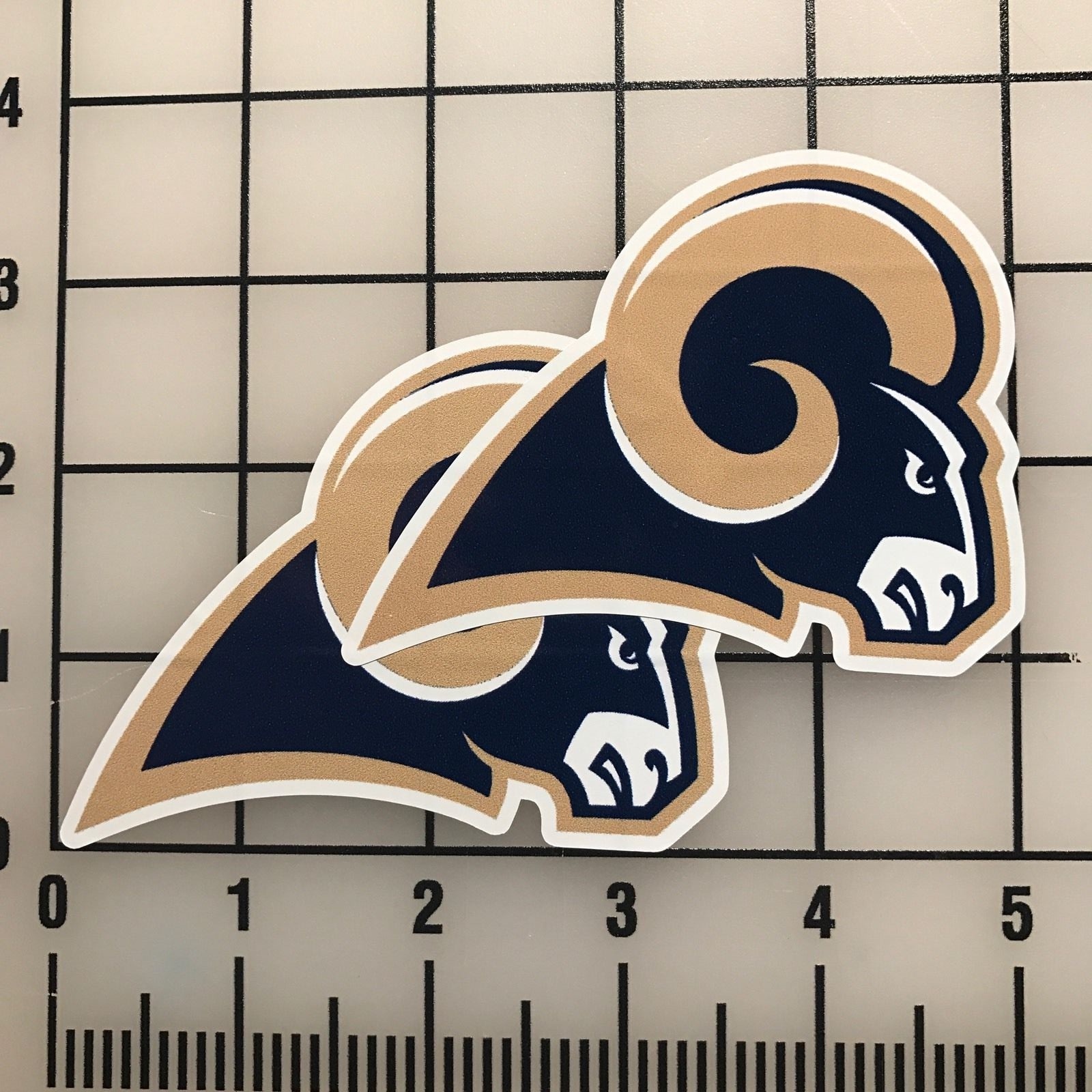 LA Rams 3.5" Wide Decal Sticker – BOGO