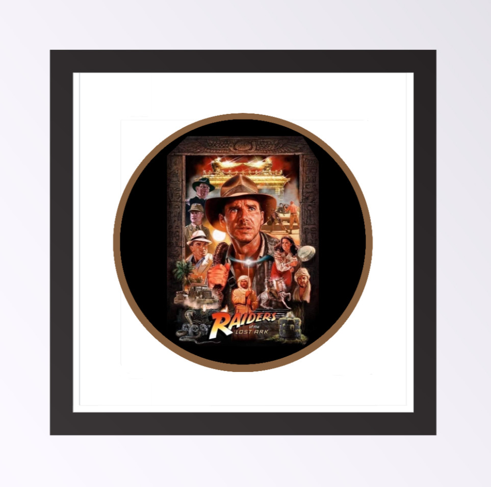Movie – Indiana Jones – 4" Handmade Vinyl Decal Vehicle Laptop Cooler Cup 26-2
