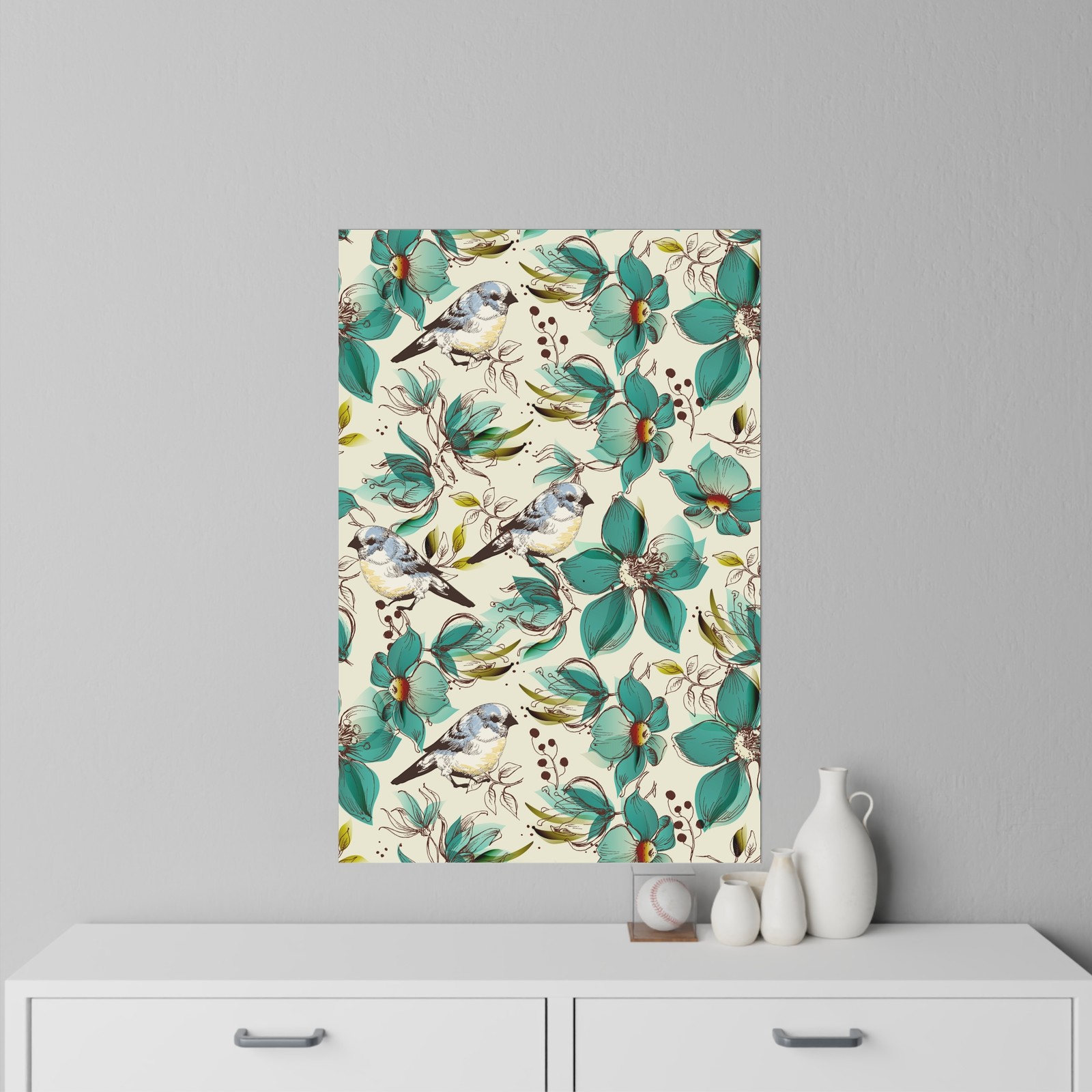 Bird Wall Decals, Nature Wall Stickers, Removable Bird Decals, Bird Wall Art,
