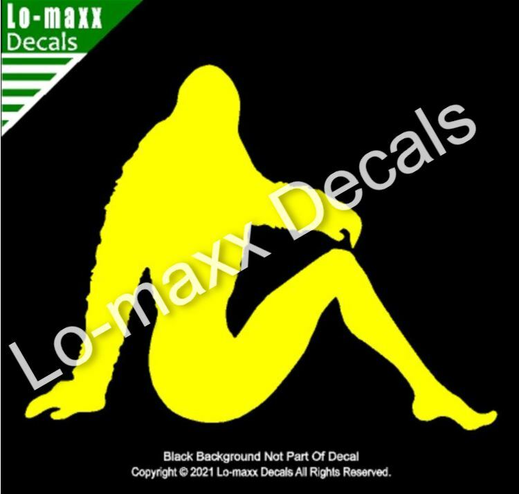 Bigfoot Sasquatch Mudflap Girl Superior Quality Unique Die Cut Vinyl Decal Art