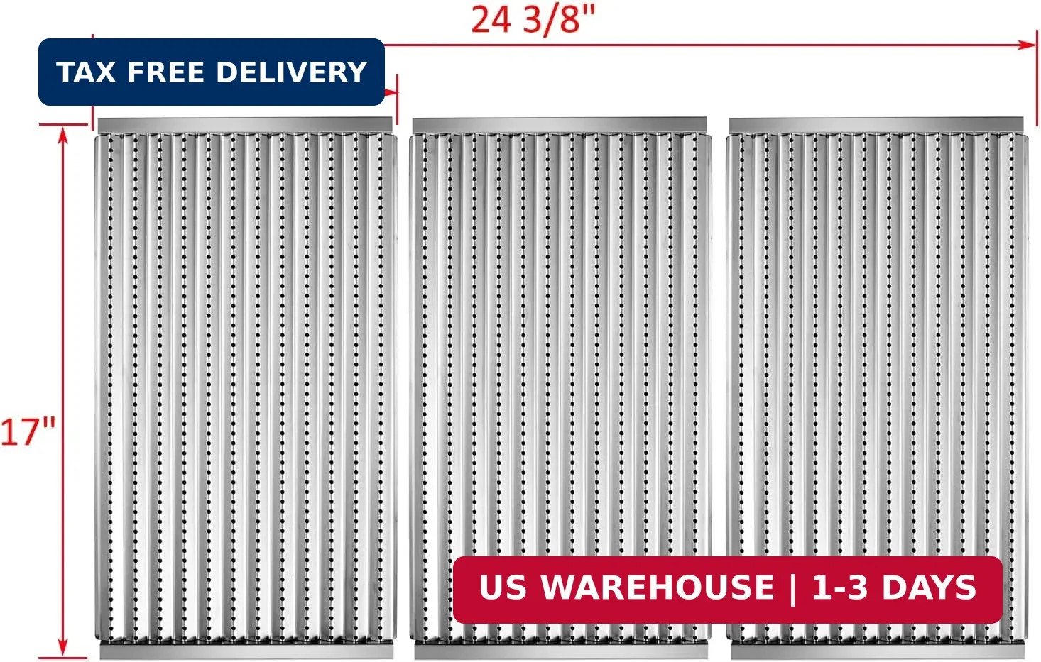 463242516 Emitter Plates for Charbroil Commercial Tru Infrared Grill Replacement