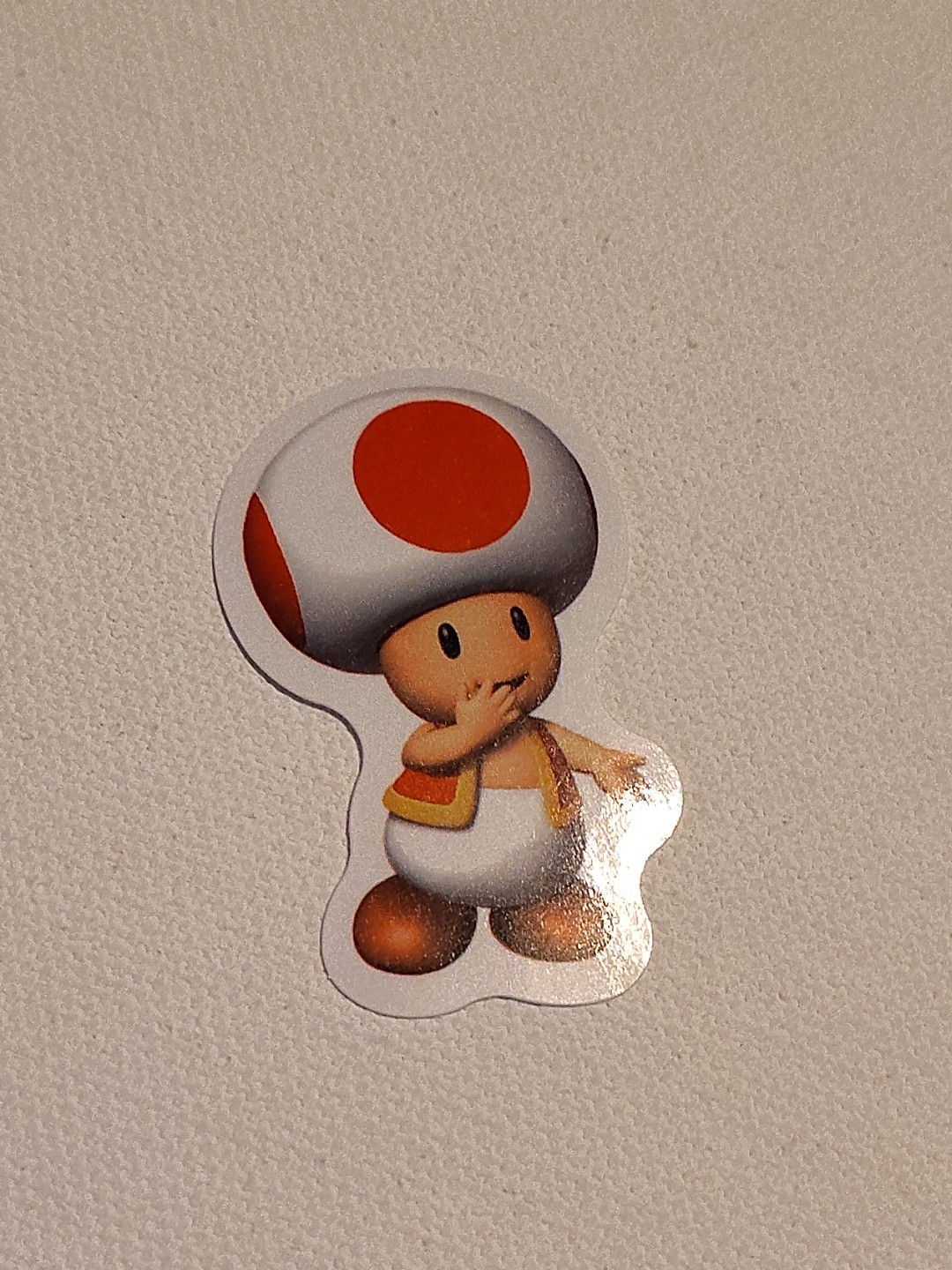 Toad, Super Mario, Nintendo, Fun Adorable Glossy Vinyl Sticker, Decal 1.75"