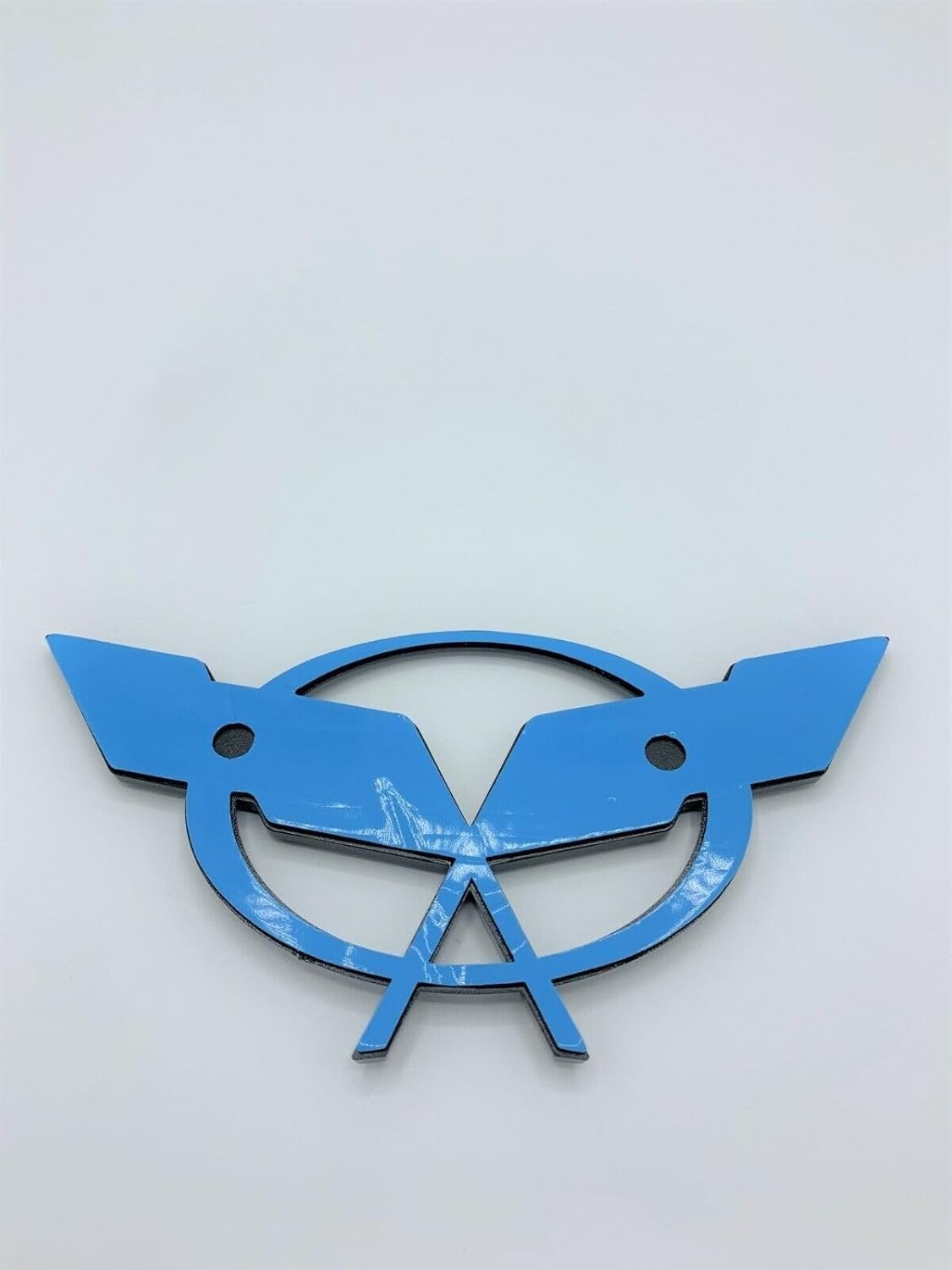 1X 1997-2004 Corvette C5 Rear Cross Flags Emblem 3D Deck Lid Badge Nameplate Sti