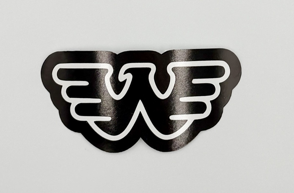 Waylon Jennings W Sticker J009S