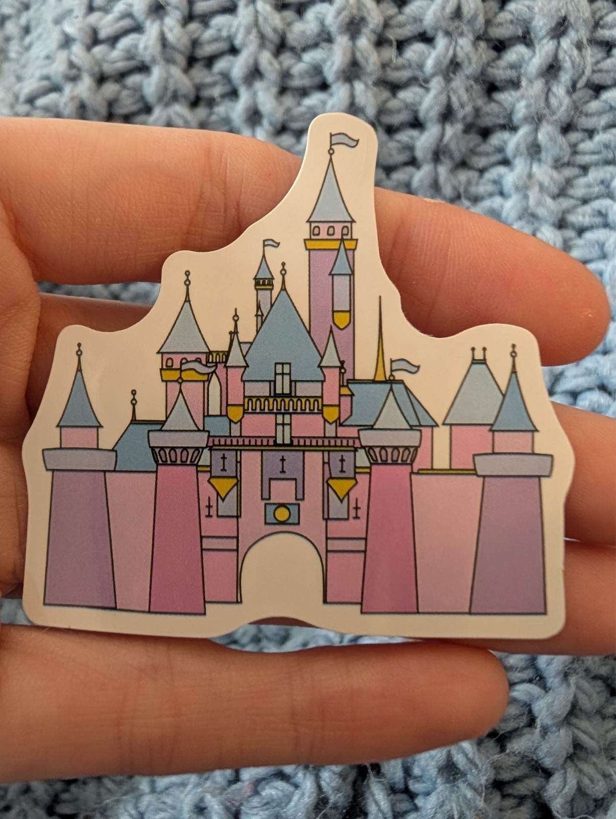 Disney parks, Disneyland, Disneyworld, Castle, Cinderella, Vinyl Sticker