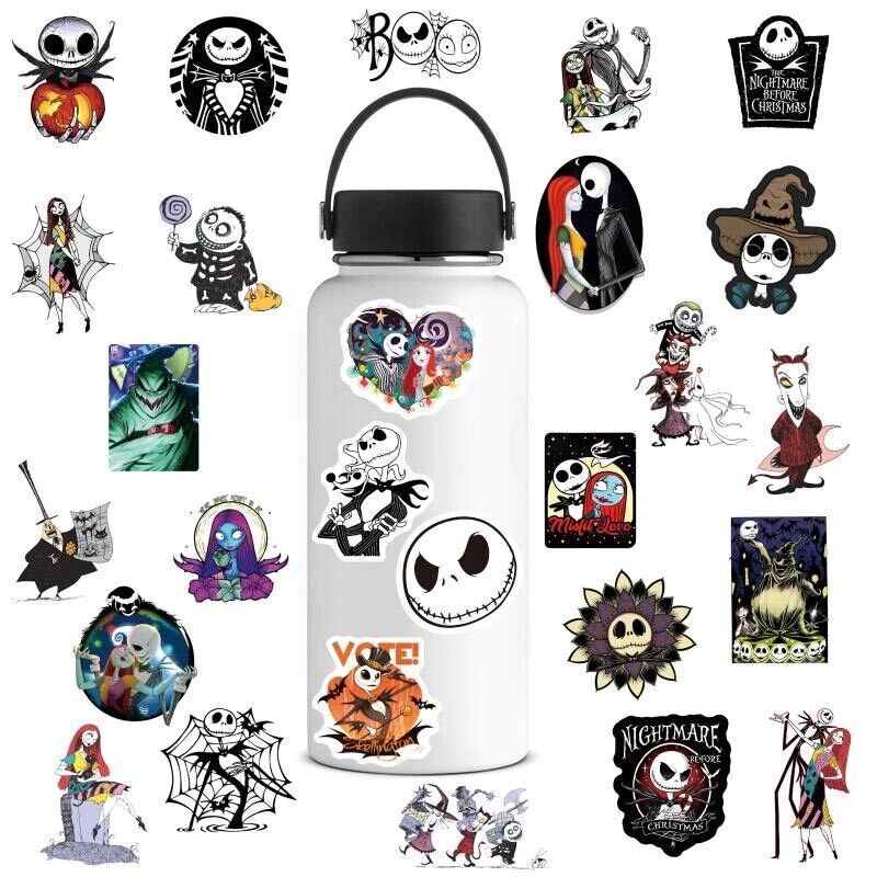 The NIGHTMARE Before CHRISTMAS VINYL Stickers [E] JACK SKELLINGTON ~ WATERPROOF
