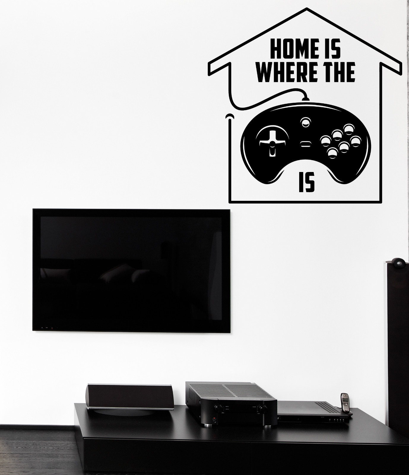 Wall Vinyl Decal Buttons Game Console Decor Games Room z4754