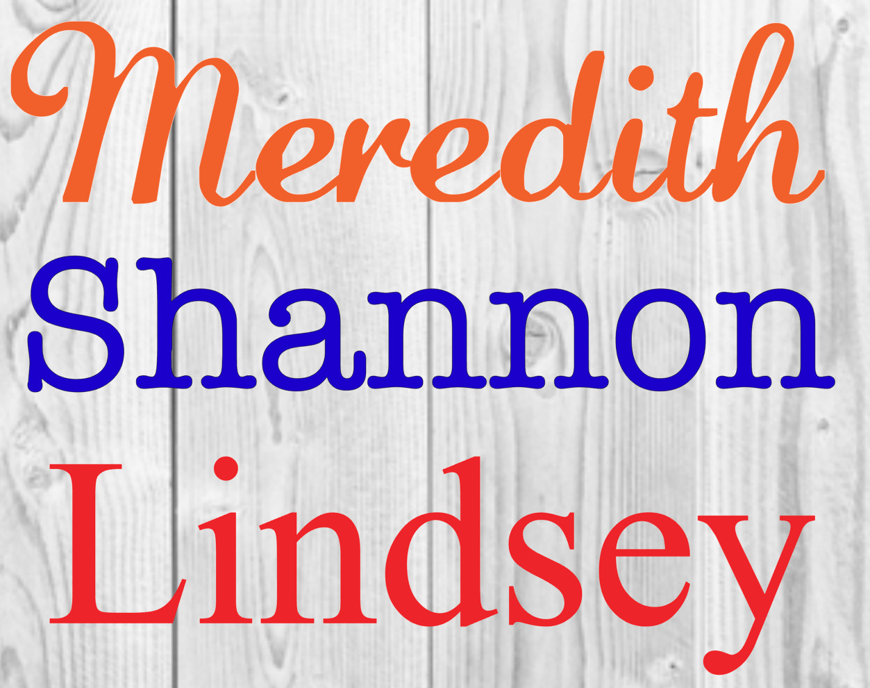 Name monogram decal – great for coolers, Stanley's, Autos, laptops and MORE