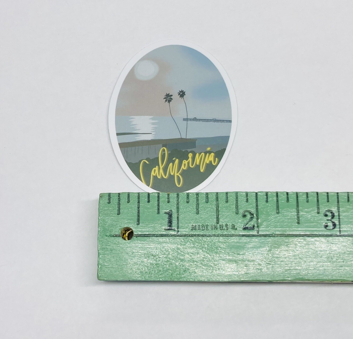 California Sunshine Beach Sticker Outdoor Travel Art Decal Vinyl Souvenir Tc6