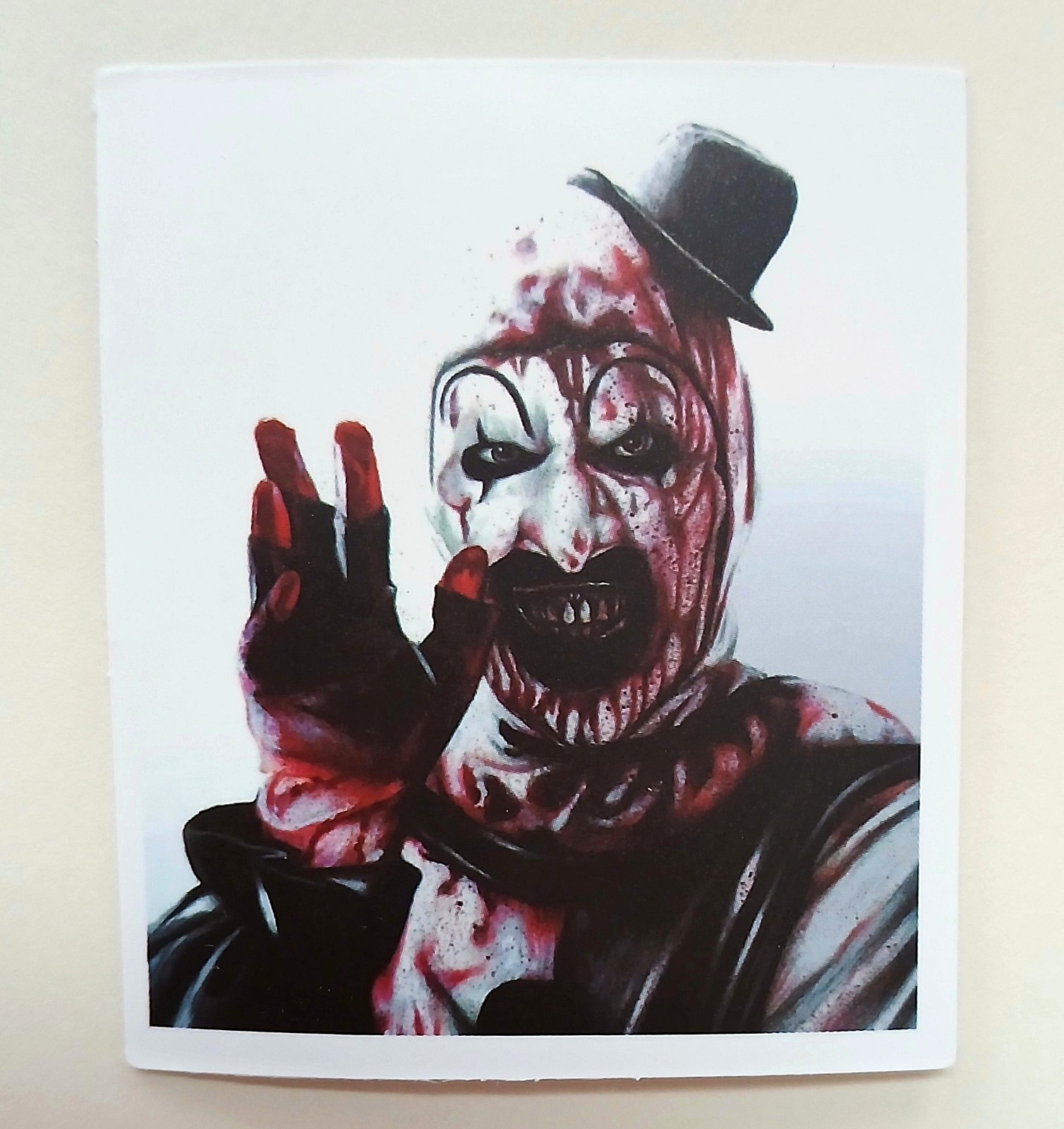 TERRIFIER – Cut Sticker Decal Movie Horror Film "Art the Clown" Terrifier