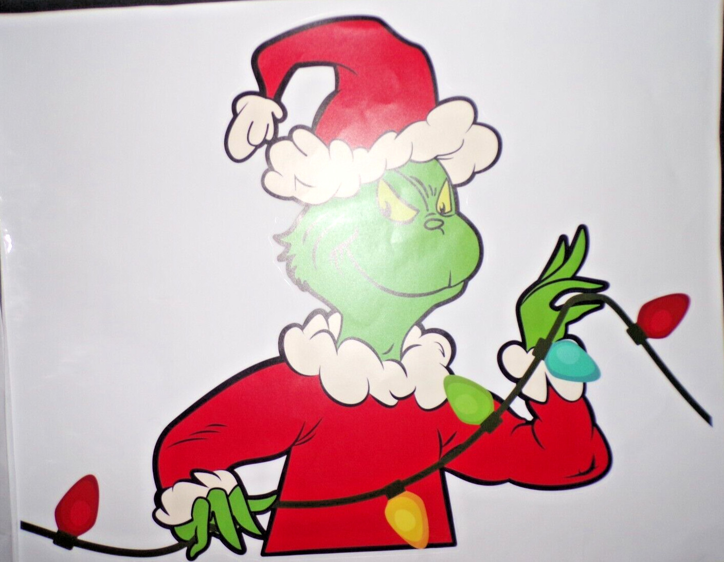 3pk Christmas Grinch, Cindy Lu & Max 14×11 Stickers Deco surfaces, windows Cltb