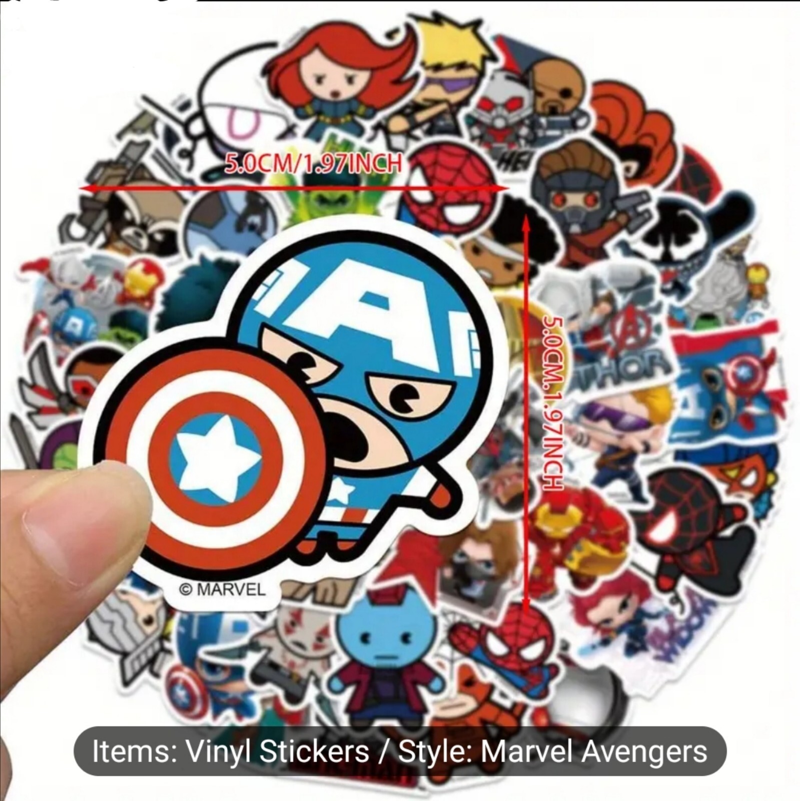 10 PCS Cartoon Marvel Avengers Guardians of the Galaxy Stickers BRAND NEW