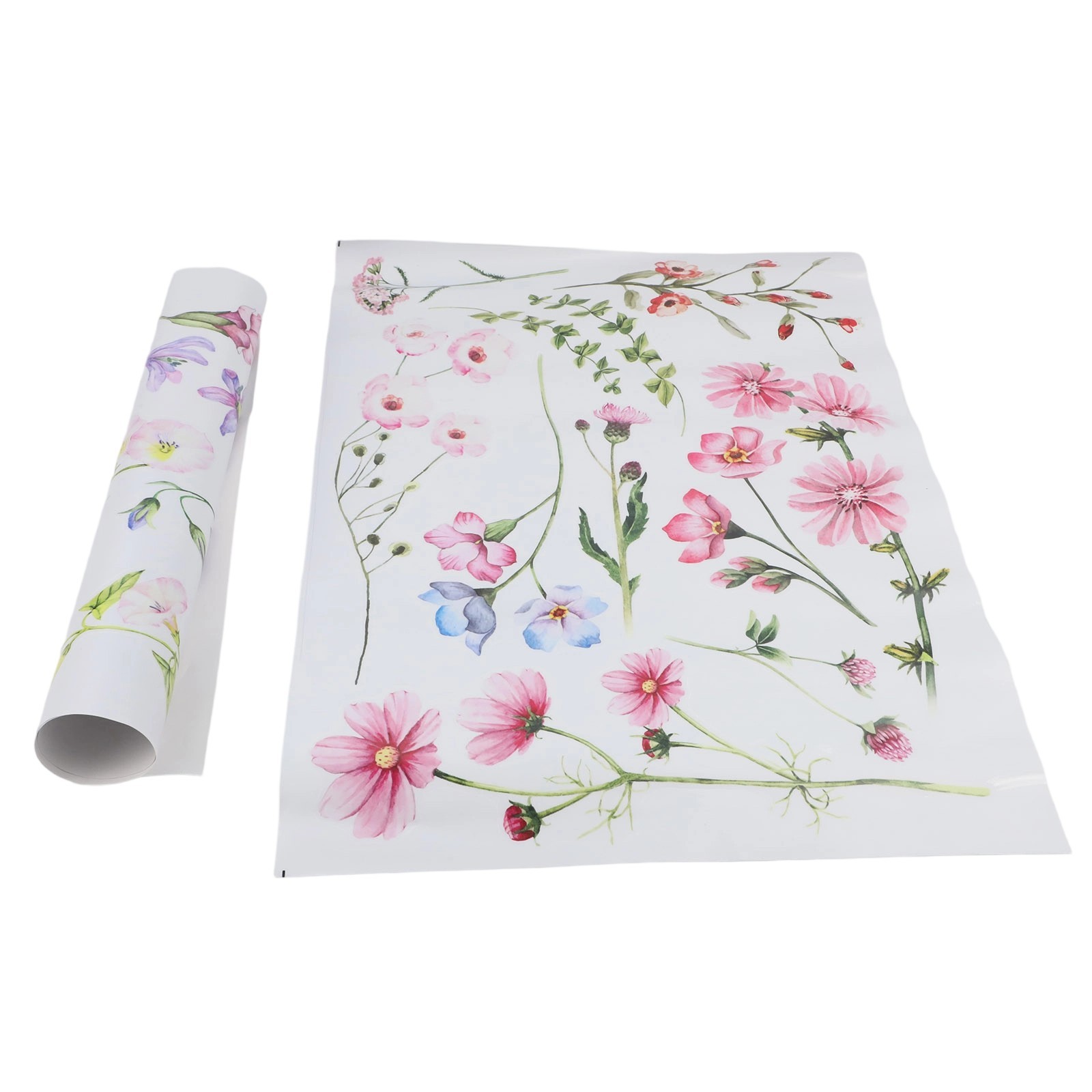 Waterproof Wall Stickers Art Stickers Bedroom Floral Sticker Green Plant