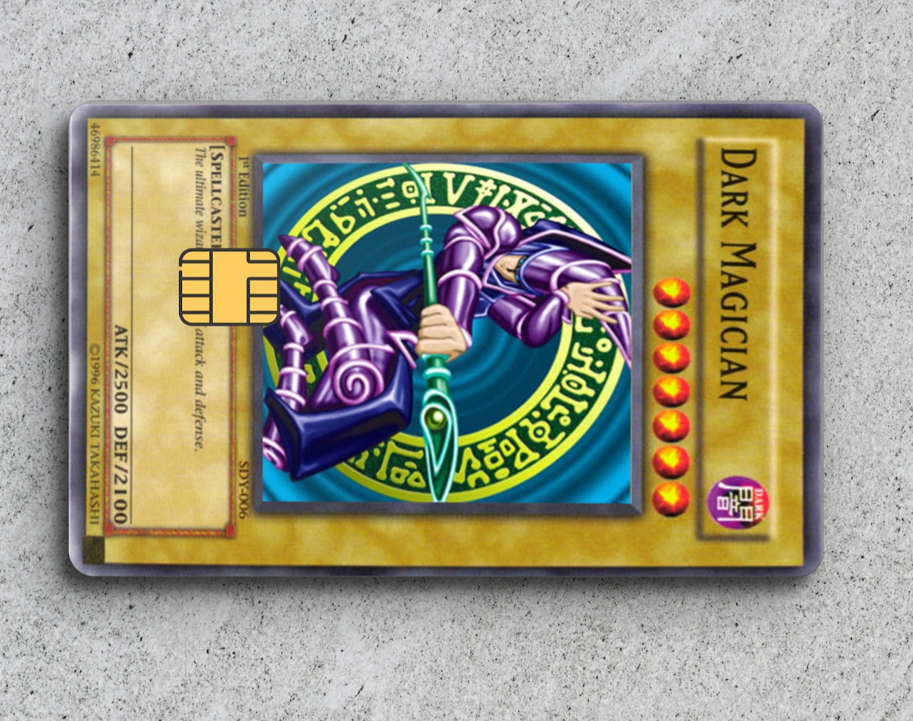 Dark Magician Credit Card Skin Debit Card Sticker Vinyl Decal YuGiOh