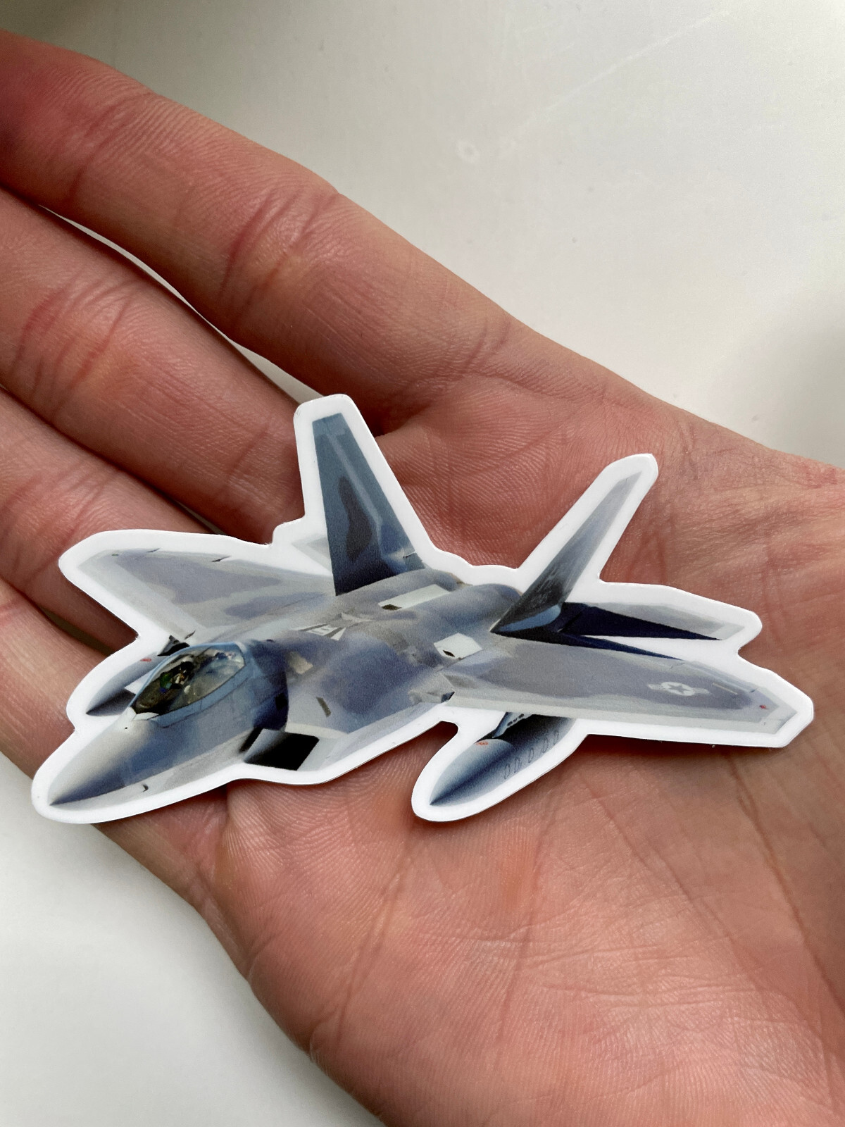 F22 Raptor Martin Military Air Force Premium Vinyl sticker 3.5 in Lockheed Jet