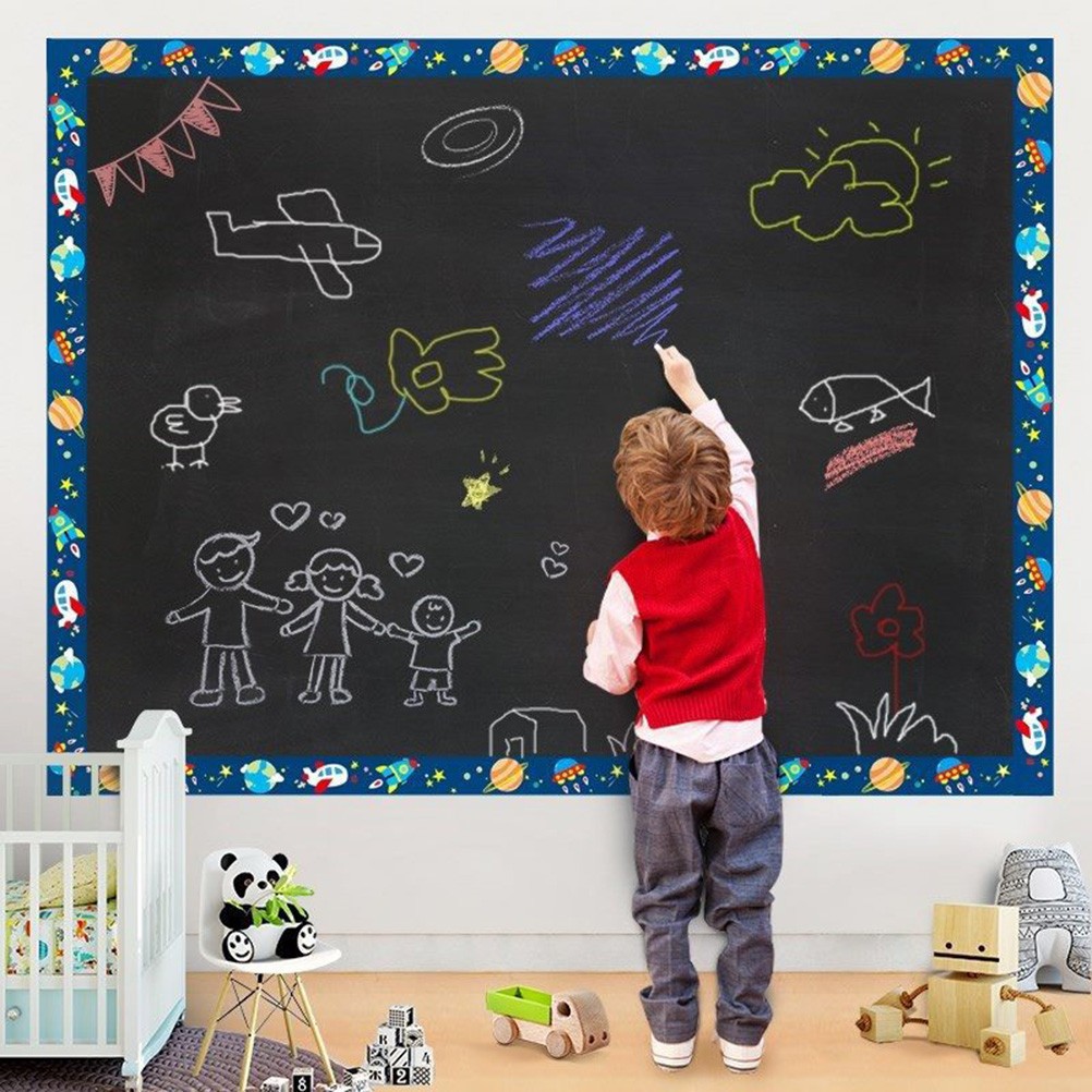 1Pcs Reusable Chalkboard Wall Sticker Blackboard Paper for Home Classroom Office