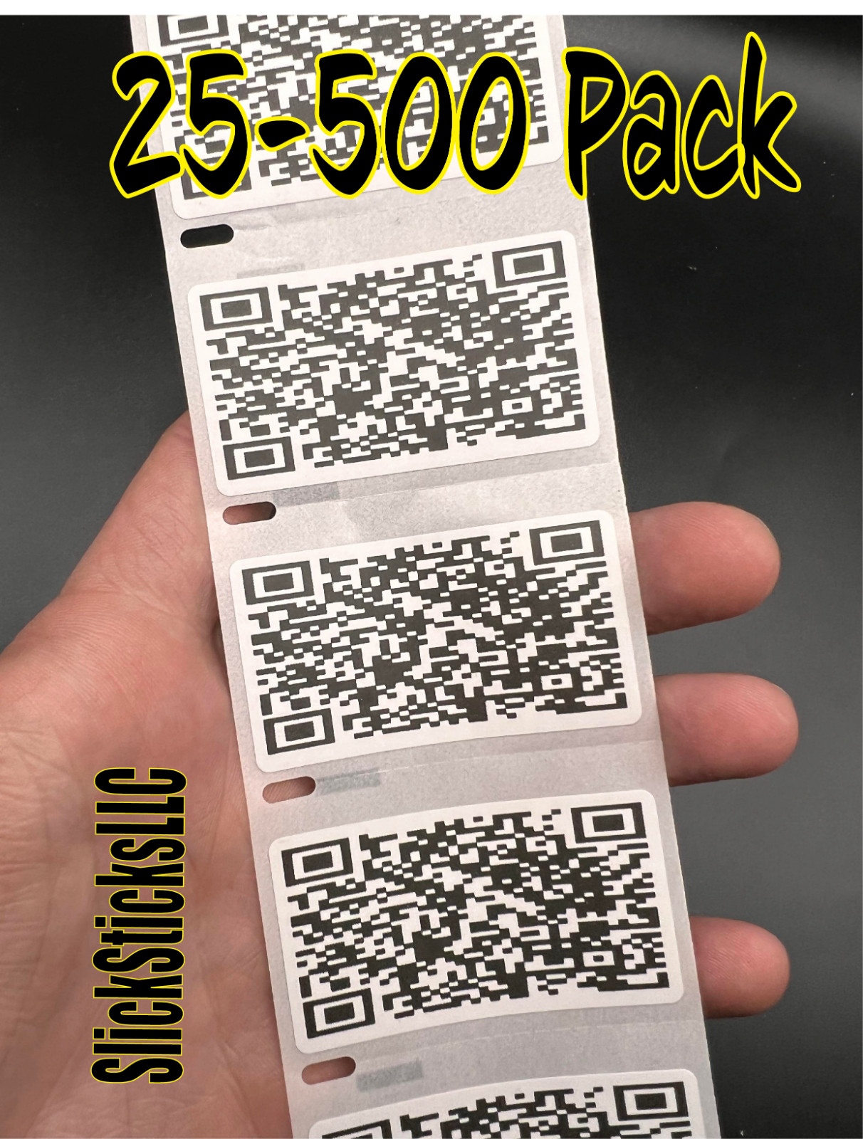 RICK ROLL QR CODE 25-500Pack stickers decal labels bulk lot never gonna youtube