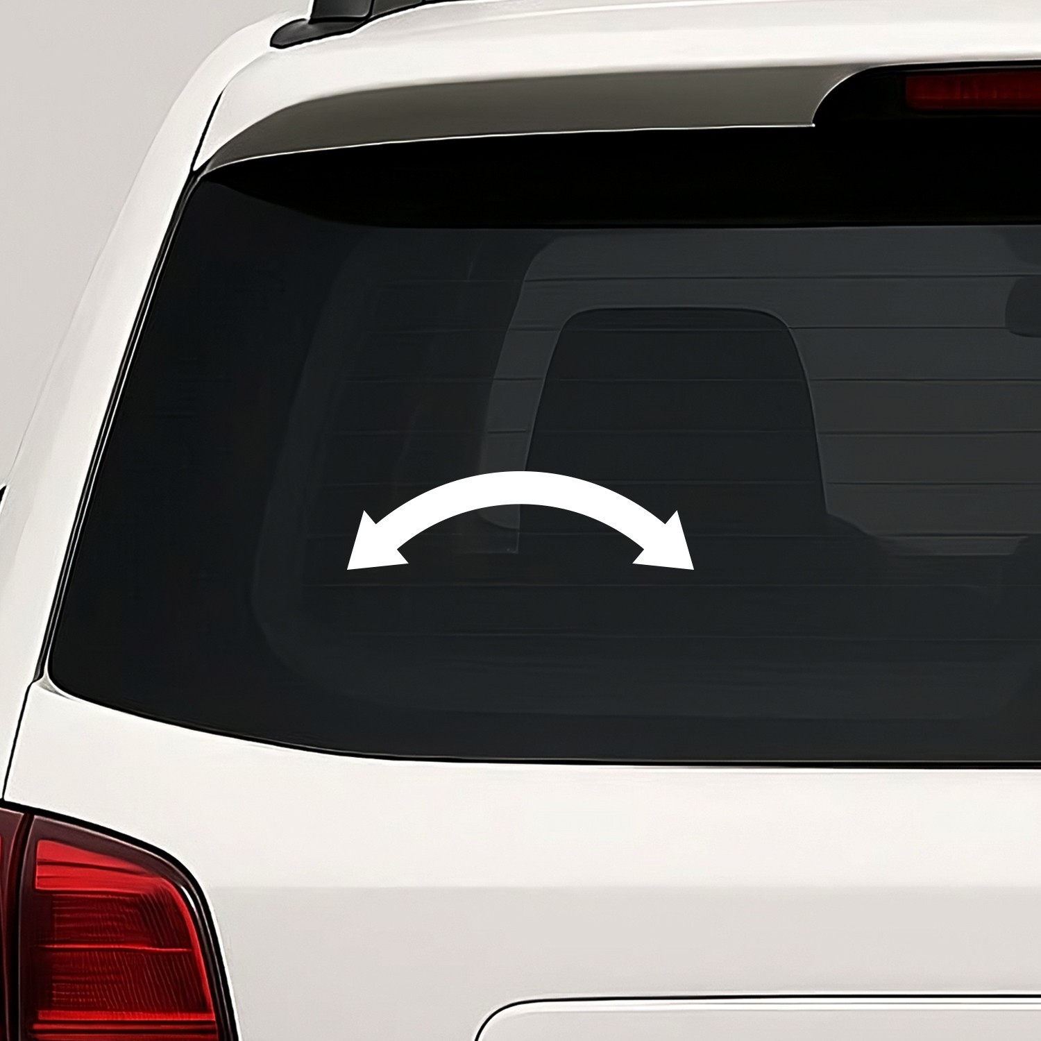 Arrow Curved Left and Right Vinyl Die Cut Decal Sticker – Rotate Rotation Point