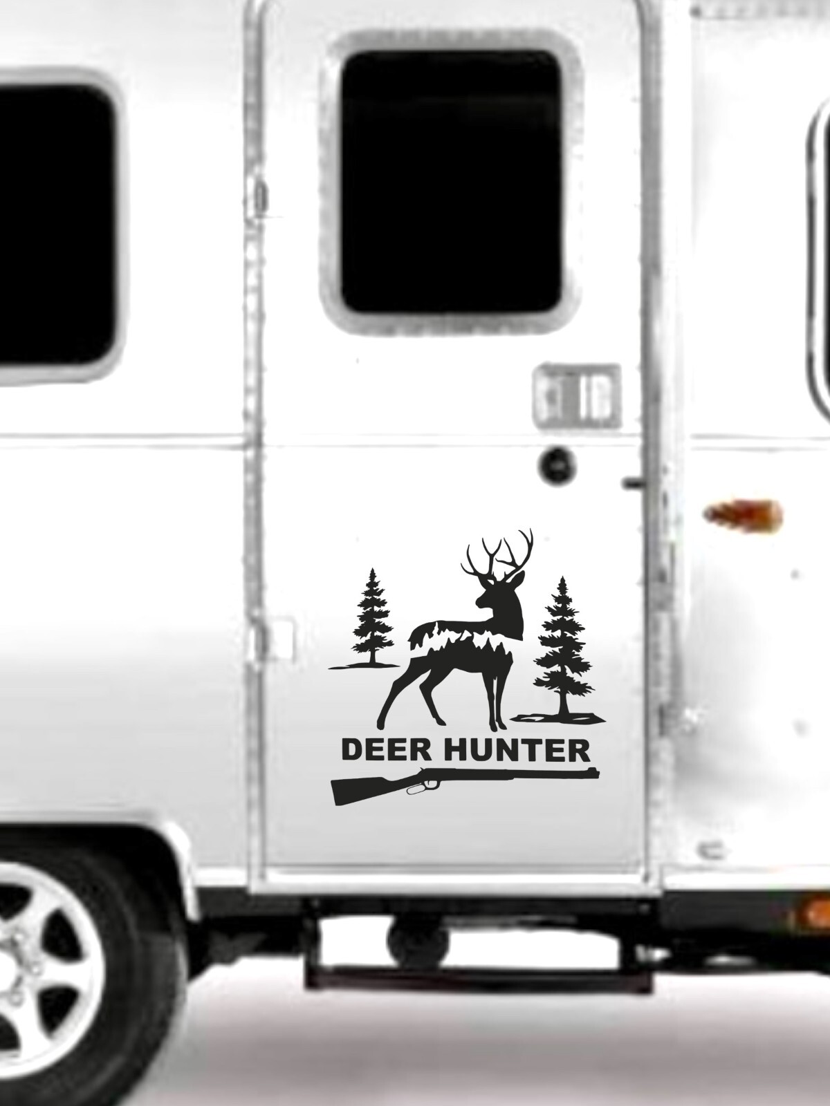 DEER HUNTER DECAL FOR ATV Car Truck SUV Bumper Wall Laptop window sm l