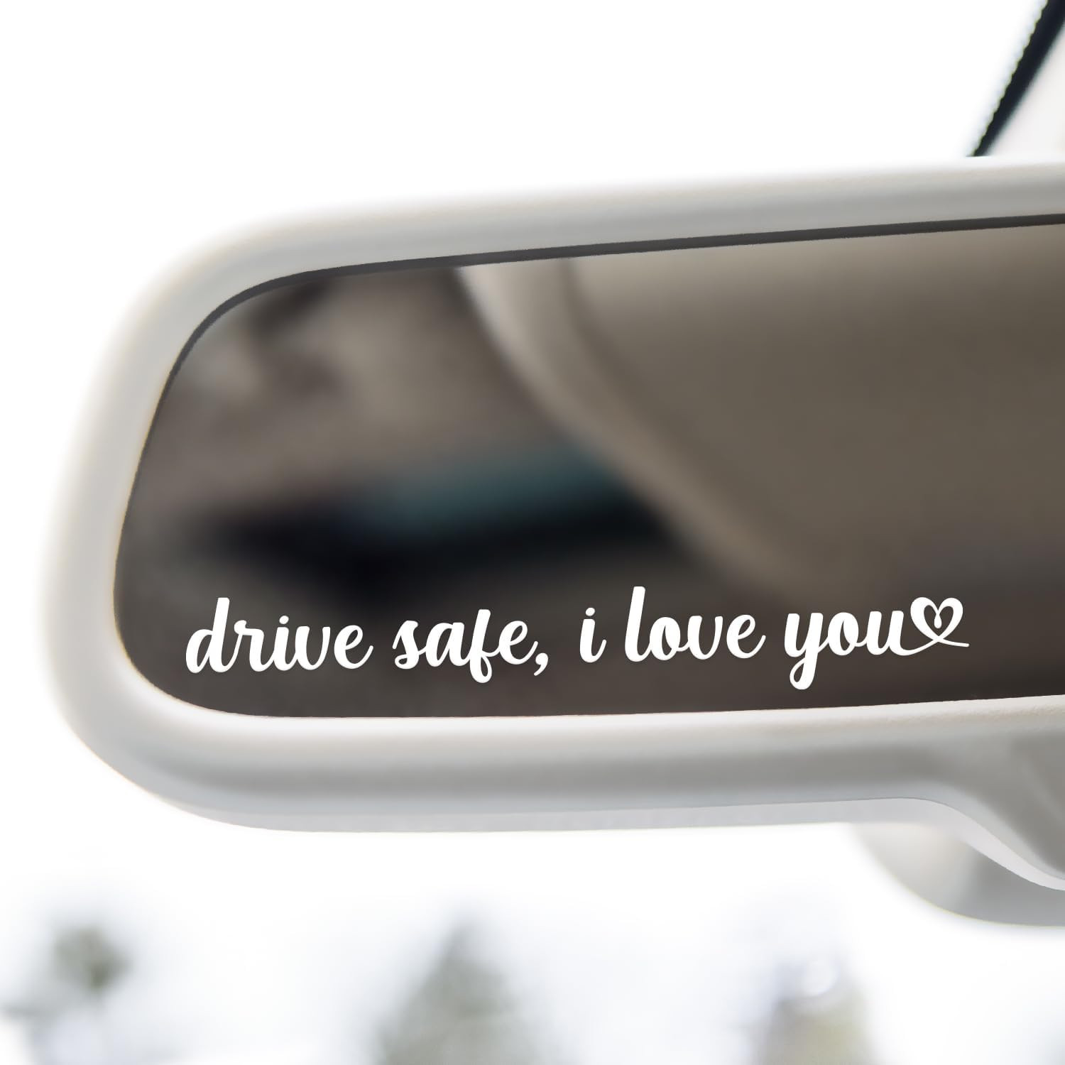 3X Drive Safe I Love You Mirror Vinyl Decals Sticker Stickers for Womens, Car