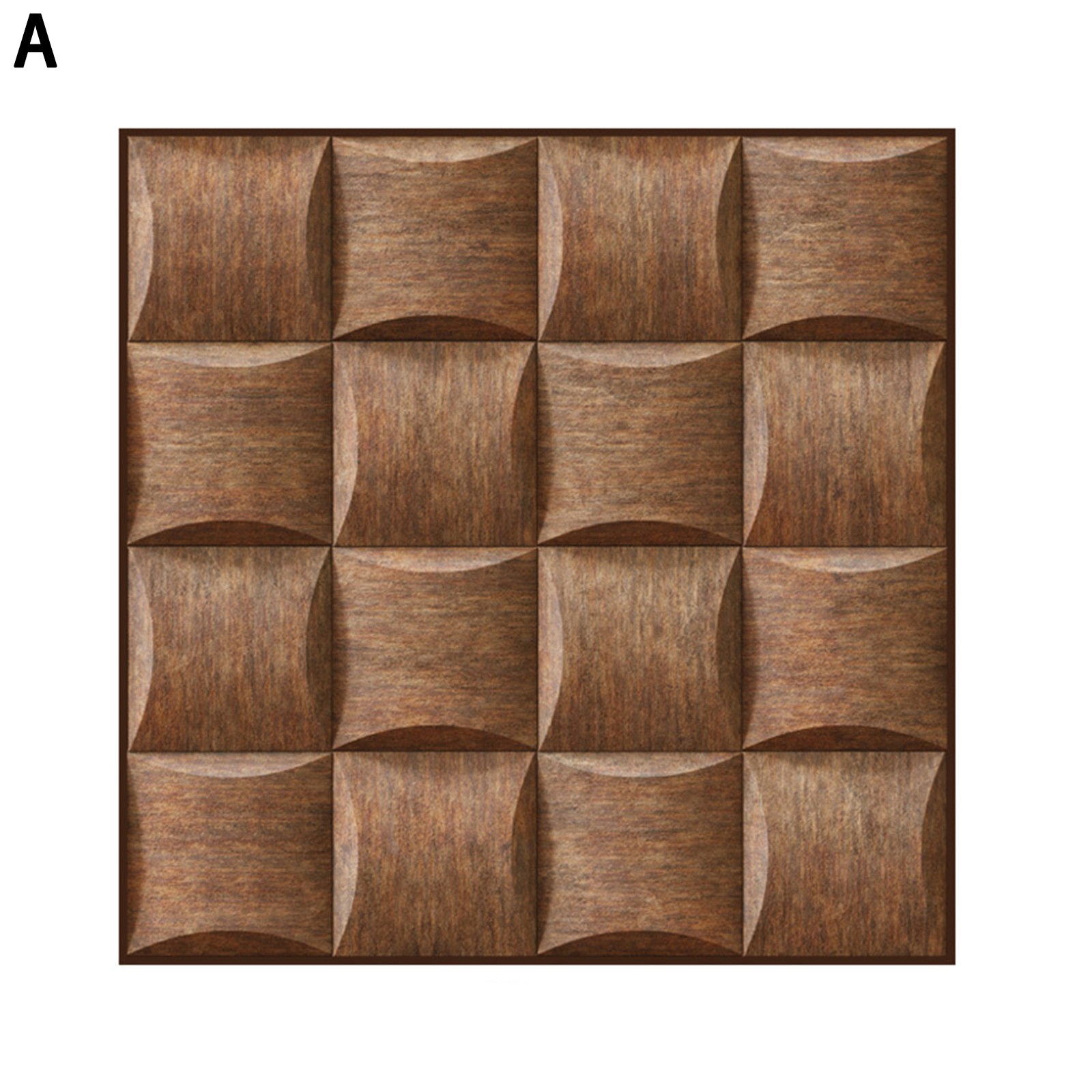 20Pcs30x30CM 3D Brick Wall Panel PVC Self-Adhesive Waterproof Wood Grain Sticker