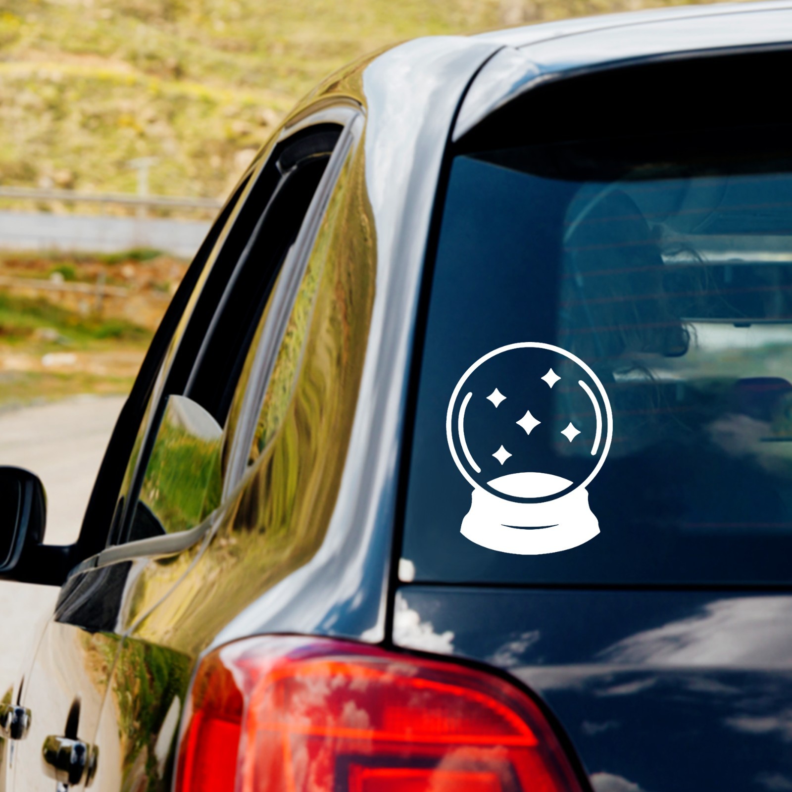 Crystal Ball Vinyl Decal Sticker Car Truck Window Laptop Bumper Magic Wizard