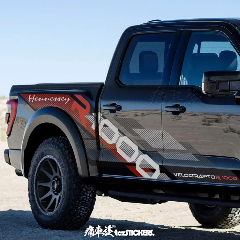 Aftermarket F-150 Raptor R Pickup Off-Road Racing Vinyl Decal | Body Modificatio