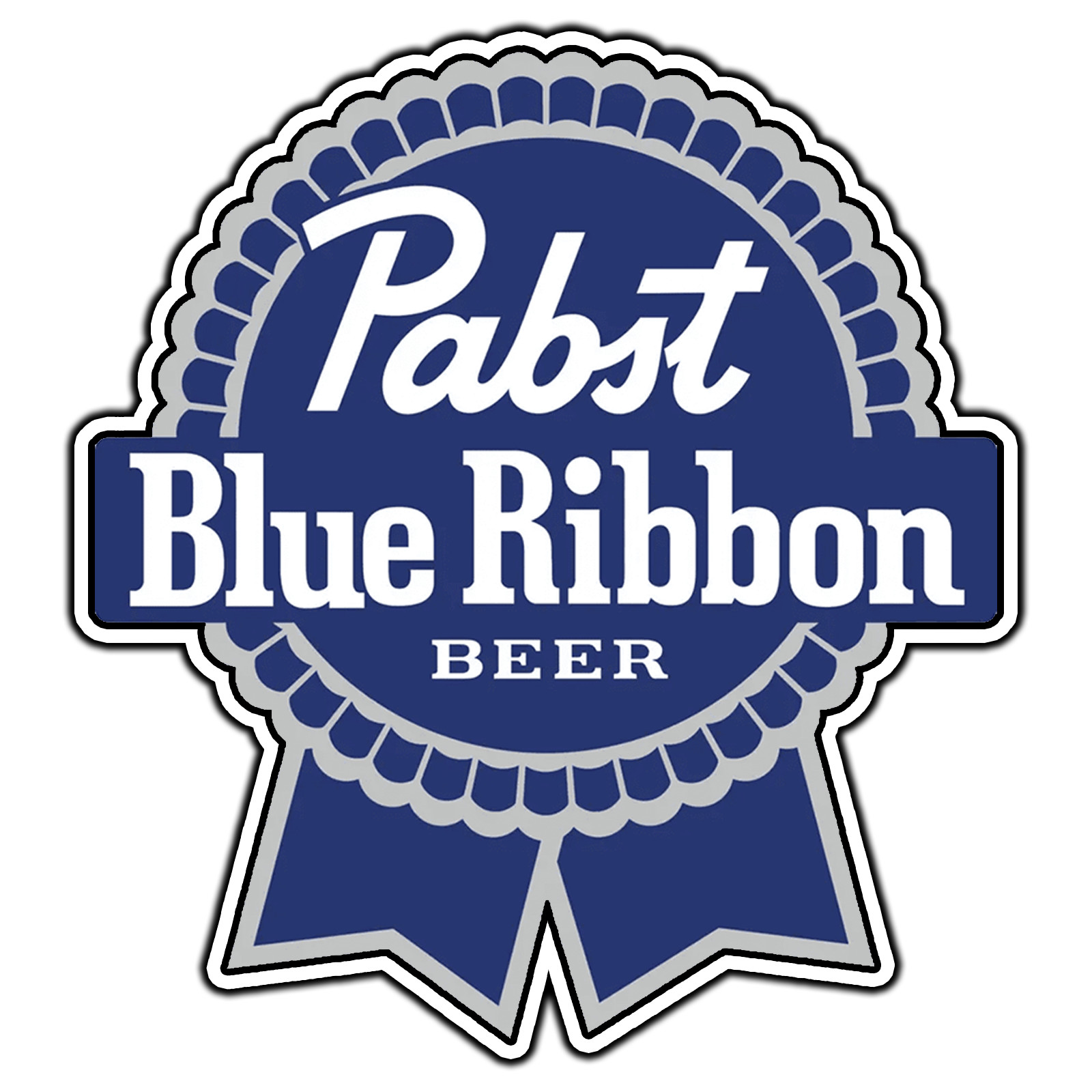 Pabst Blue Ribbon Beer Logo #1 Sticker Waterproof Vinyl Decal Die-Cut Garage